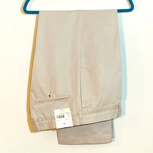 Joseph Abboud 36/30 light tan rayon/side & back pockets zip fly button k…